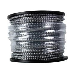 Câble 7 X 19 En Acier Galvanisé, 1/4" X 250' (vendue Au Pied Linéaire)