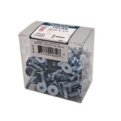 Vis Autoperceuse à Tête Mince Plaquée Zinc "Tek" Pour Le Métal, #10-24 X 3/4" (100 Unités)