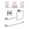 Canarm Ensemble De Luminaire Et D'accessoires De Salle De Bain JAE, Nickel Brossé -GAGNON Quincaillerie 683985cf08e5dcd19afc3e7c54fd7368fe53d463 45472713 001