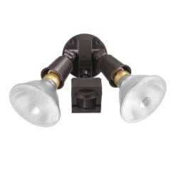 Luminaire De Sécurité D’extérieur En Plastique Avec Détecteur De Mouvement à 110°, Bronze