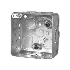 Boîte électrique Carrée à 14 Ouvertures Défonçables, 2-1/8" De Profondeur (30 po3)