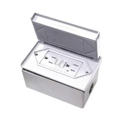 Trousse GFCI Avec Réceptacle Horizontal Résistant Aux Intempéries De 15 A / 125 V, Blanc