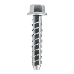 Vis D’ancrage Plaqué Zinc Pour Béton Cobra Tork, 1/2" X 4" (4 Unités + 1 Foret)