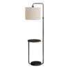 Lampe Sur Pied Avec étagère Ronde Intégrée, 57'' à 67'' (noir, Brun Et Ivoire) -GAGNON Quincaillerie 6f033a0a25e3bb47e5b6e65c0b3271bb4183d5e8 96087685 001