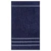 Serviette à Mains De La Collection Terry Ambiance En Bleu Marine, 16" X 26"