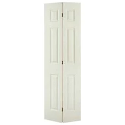 Porte Colonial Pliante Avec Quincaillerie D’installation Et Rail Inclus, 19-1/2" X 79" X 1-3/8"