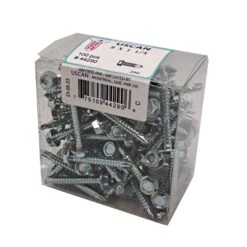 Vis Autoperceuse à Tête Hexagonale Plaquée Zinc "Tek" Pour Le Métal, #8-18 X 1-1/4" (100 Unités)