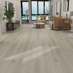 Plancher De De Vinyle SPC Frêne Gloucester De 5,5 Mm, 6" X 48" (27,57 Pi2)