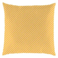 Coussin D'extérieur Jaune, 17,7" X 17,7" X 2,5"