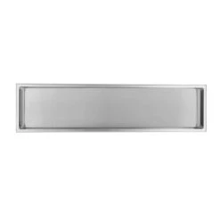 Niche De Douche Murale Layla En Acier Inoxydable, 12'' X 48''