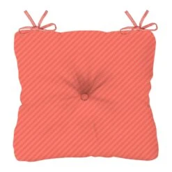 Coussin D’extérieur Pour Chaise De 16,5" X 15,5" X 2,5", Corail