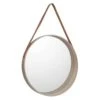 Miroir à Motif Naturel Avec Sangle Pour Suspendre, 15,5"