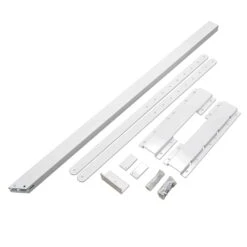 Connecteur Et Poteau Pour Limon En Aluminium Collection 11, Blanc