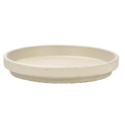 Soucoupe Standard Granit Blanc, 13"