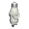 Douille D’intérieur Avec Deux Sorties De 125 V / 660 W Et Chaîne, Blanc -GAGNON Quincaillerie 7755ff62281b42cfe8a3b5d53da0f7807bd47908 79180065 001