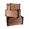 Petit Caisson De Rangement En Bois Avec Coins En Métal Noir, 12'' X 7'' X 6'' -GAGNON Quincaillerie 7bdb7e453aea87ff10963d09b016a160fb8badec 15220372P 001