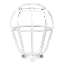 Protecteur Pour Porte-lampe De Plafond En Blanc, 4" X 8" X 4"