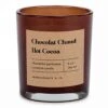 Bougie Thérapeutique Parfumée Dans Un Verre Brun De 3,5" X 4,5", Chocolat Chaud