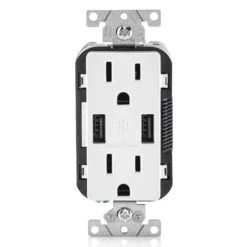 Prise Decora USB De 15 A / 125 V, Blanc