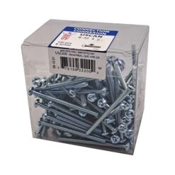 Vis De Mécanique à Tête Ronde Plaquée Zinc, #6-32 x 2" (100 Unités)