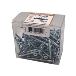 Vis à Particule Auto-fraiseuse Plaquée Zinc, #6 X 1-3/4" (100 Unités)