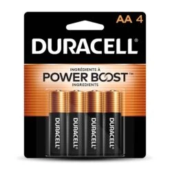 Duracell Pile Alcaline AA Coppertop, 4 Unités