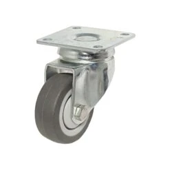 Roulette Pivotante à Usage Général En Caoutchouc Thermoplastique Gris De 2''