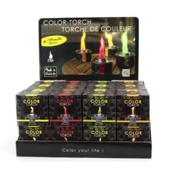 Torches Avec Flammes De Couleur, Choix Entre 4 Couleurs
