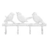 Crochets Muraux Avec Des Oiseaux Sur Une Branche En Métal Blanc, 13" X 6-1/2" -GAGNON Quincaillerie 818c394de98bc2cf725c18828a5564c31d6d9665 93525678 001