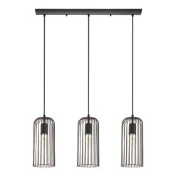 EGLO Luminaire Suspendu Roccamena 3 Lumières