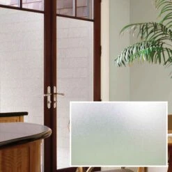 Film De Confidentialité Pour Fenêtre à Motif De Sable, 78,74" X 35,43"