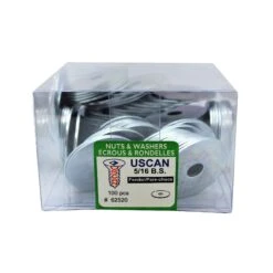 Rondelle De Pare-chocs En Acier Plaqué Zinc, 5/16" (100 Unités)