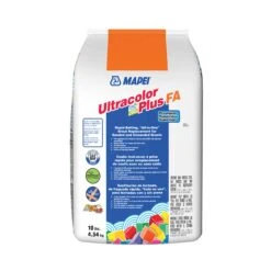 Coulis Tout-en-un à Prise Rapide Pour Remplacement De Coulis Avec Ou Sans Sable Ultracolor Plus FA De 10 lb, Charbon #47