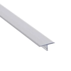Moulure En T Pour Carrelage Argent Brillant, 5/16" X 7/8" X 8'