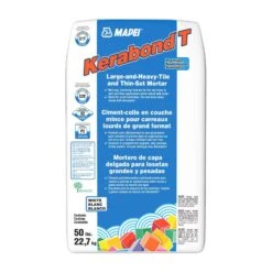 Ciment-colle Blanc En Couche Mince Pour Carreaux Lourds De Grands Formats Kerabond T, 50 lb