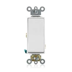 Interrupteur Decora Unipolaire à Usage Robuste, Blanc