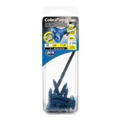 Vis à Béton à Tête Plate CobraTap De 1/4" X 1-1/4", 10 Unités