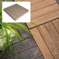 Dalle Rustica De 15'' X 15'', Brun