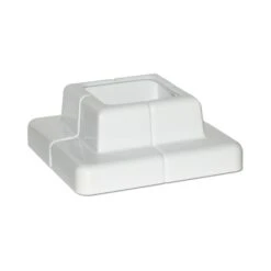 Cache-base Pour Poteau De 3'' X 3'', Blanc