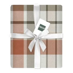 Jeté En Flanelle De 48" X 60", Imprimé De Carreaux Classiques