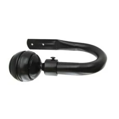 Attache Noire Pour Rideau, 2 Unités