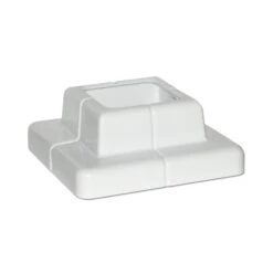 Cache-base Pour Poteau De 2'' X 2'', Blanc