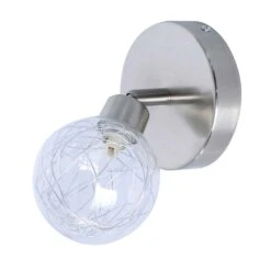 Luminaire Directionnel Oscar Au Fini Chrome, 5,5" X 6,2"