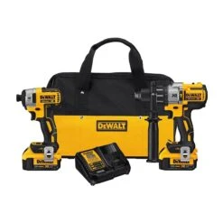 DeWALT Ensemble Perceuse à Percussion Et Perceuse à Percussion XR Sans Fil 20V MAX (4.0AH)