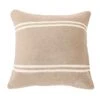 Coussin En Tricot Taupe Hudson, 18'' X 18''
