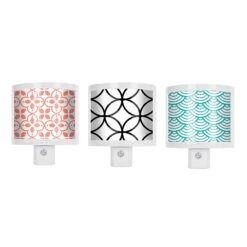 Globe Electric Veilleuse à DEL Enfichable Décorative, Choix Entre 3 modèles