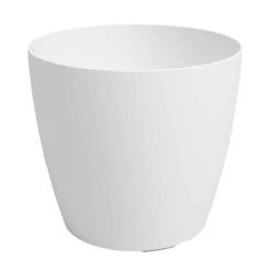 Jardinière San Remo Blanc Mat, 10'' X 9''