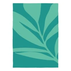 Tapis D’extérieur Tissé De 36" X 48", Motif De Feuillage