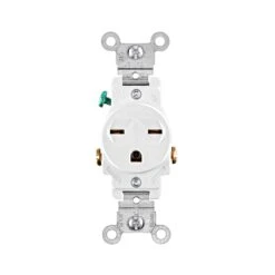 Prise Simple De 15 A / 250 V, Blanc