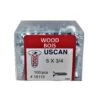 Vis à Bois à Tête Plate Plaquée Zinc, #5 x 3/4" (100 Unités) -GAGNON Quincaillerie 8f6e327933f0c1bb065250a89e4aa86fc22a4a30 09101100 001
